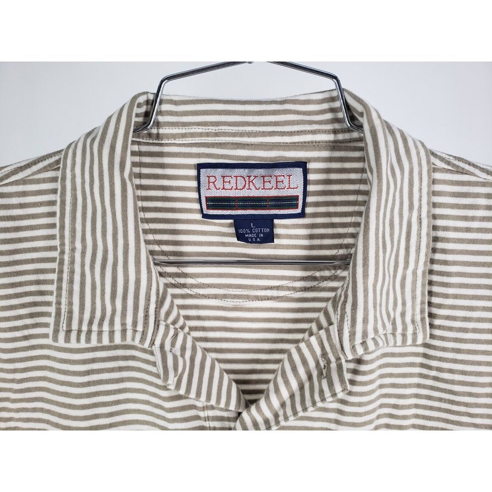 Mens RedKeel Red KEEL SS Polo Shirt L Soft Cotton Knit Golf Sport Club Executive - Picture 1 of 5